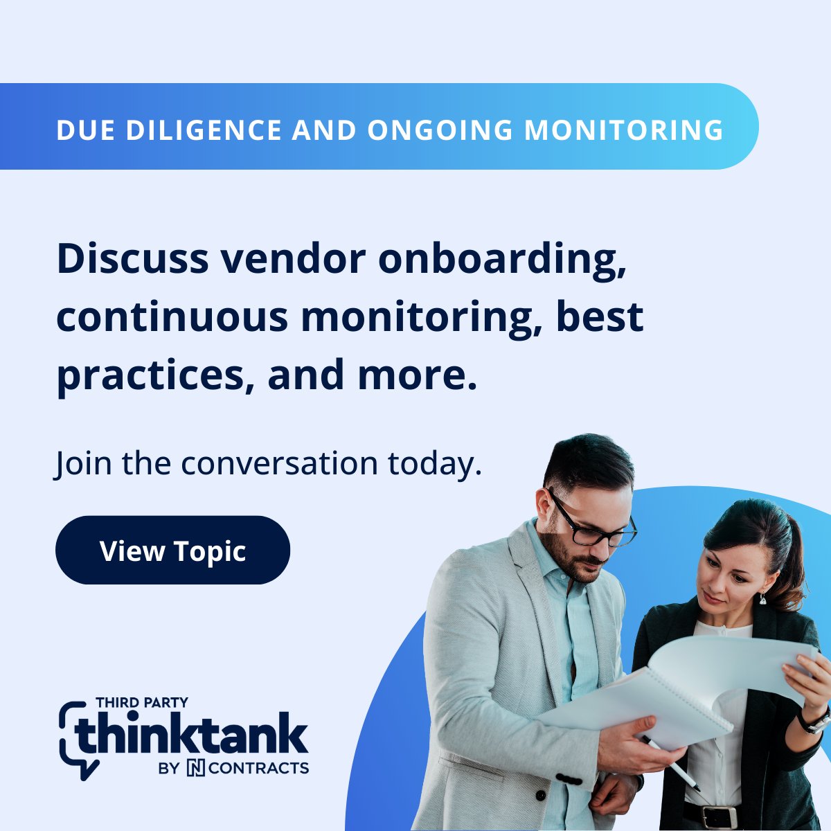 thirdpartycomm's tweet photo. Stuck on a due diligence challenge? You're not alone! Join 3,500+ TPRM professionals in Third Party ThinkTank who are ready to share their battle-tested strategies for vendor onboarding, continuous monitoring, and everything in between. Get answers today: https://t.co/yuGBOGLkKT https://t.co/sAqhXaFqha