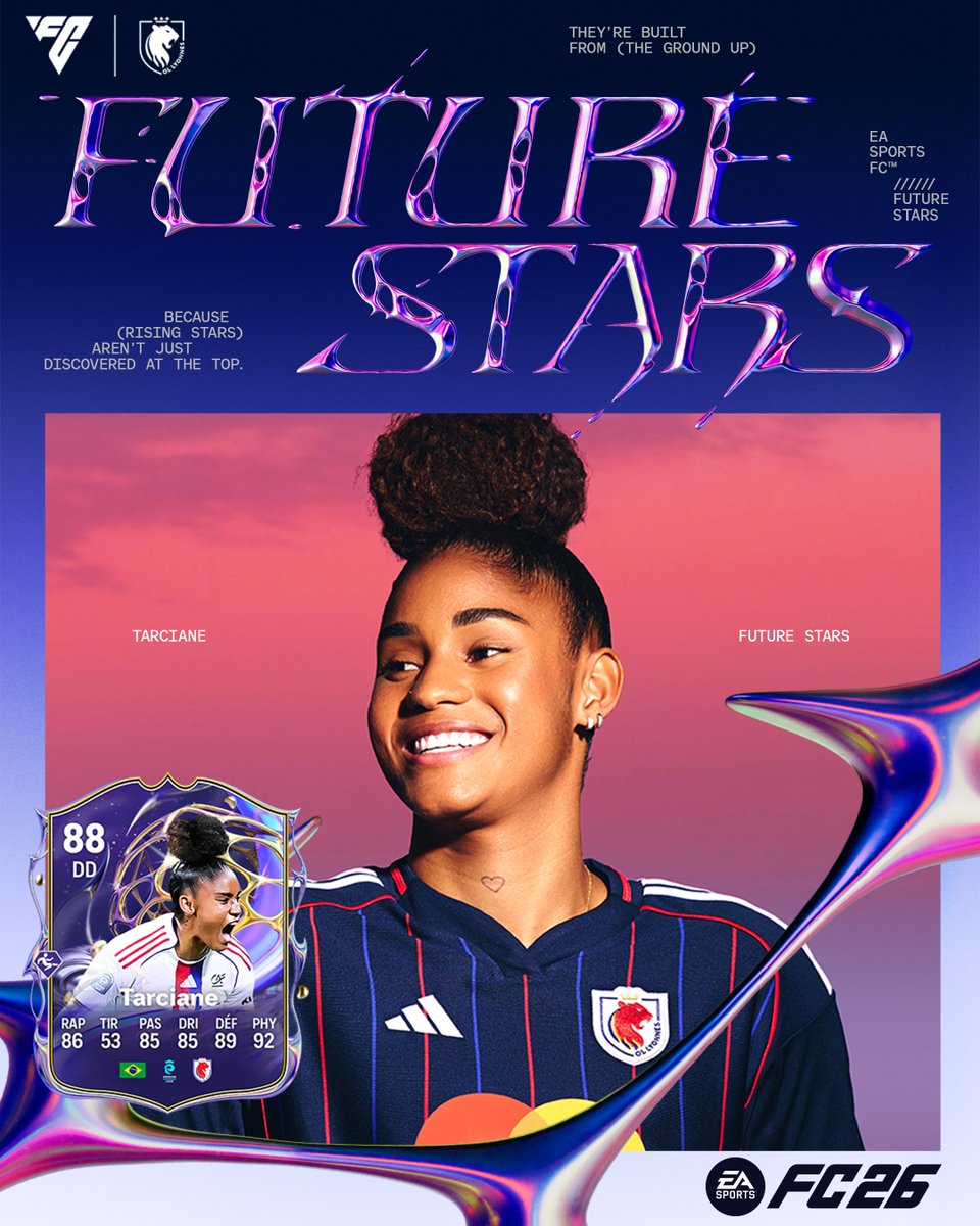 ol__lyonnes's tweet image. Ceux qui nous regardent le savaient déjà. 👀🎮

👏 Félicitations à Tarciane pour sa sélection en Future Star !
#FC26 #FutureStars @easportsfcfr