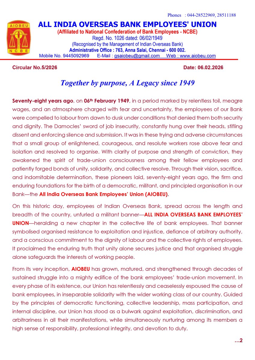 National Confederation of Bank Employees tweet media