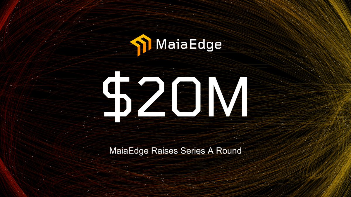 MaiaEdgeco's tweet photo. We raised $20M Series A. 

Enabling network operators to automate interconnection, federate with partners, and monetize private connectivity for the AI era.

#Networking #SeriesA https://t.co/qGvurvfo7N
