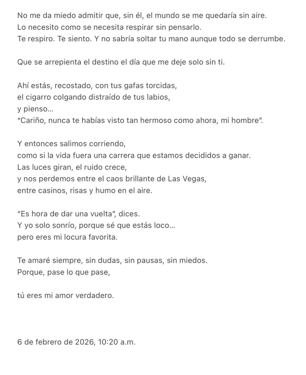 Porque X tiene un límite de palabras 😞👍🏻
Me toca escribir en notas y luego capturar pa publicar acá jajaja 🙂‍↔️