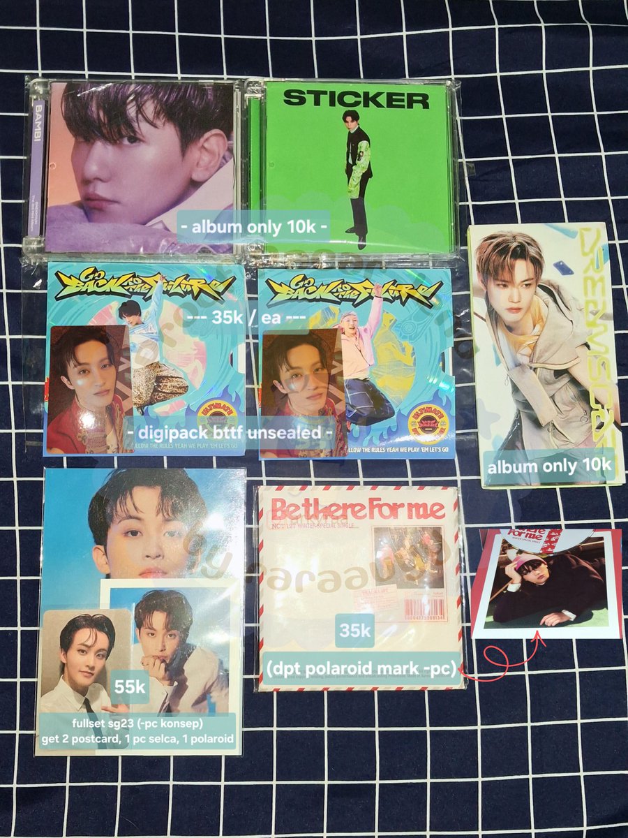raraauyy's tweet photo. WTS

🏠 Jogja
📦 Co via 🍊
🛒 Splitpay, cicilan, dp, fullpay, full co 🍊
🖊️ Bisa keep event
💰 Harga boleh nego
🪄 Cek condi via dm ya
✨ Tanda * damage/slight
✅ Min take 2 pc, take byk diskon &amp; free pc
💸 Spay, Qris, Seabank, Dana, BRI
❌ exc pack &amp; adm 🍊

#wts #nct #treasure https://t.co/m1gLaT0X3j