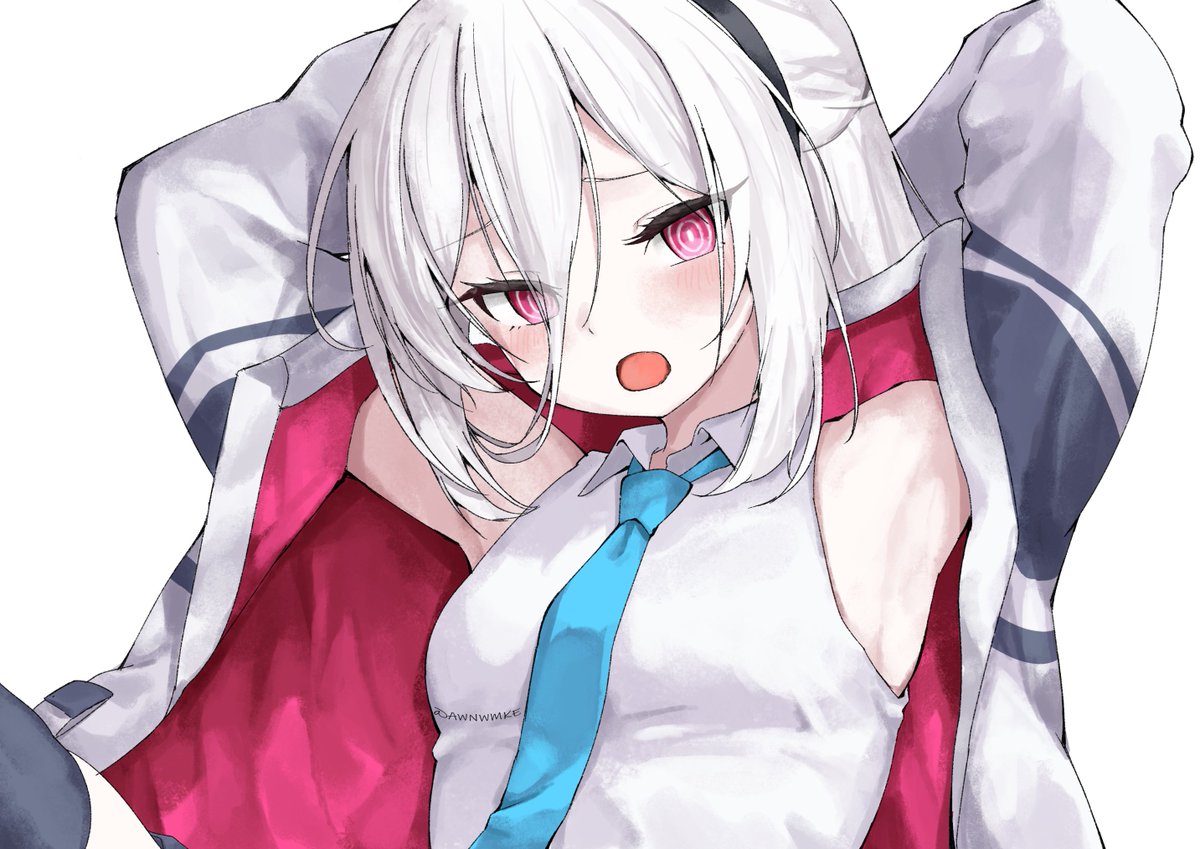 AWNWMKE's tweet photo. 腋を見せて欲しいって…
一回だけですよ！ https://t.co/a3ZFafn5mp