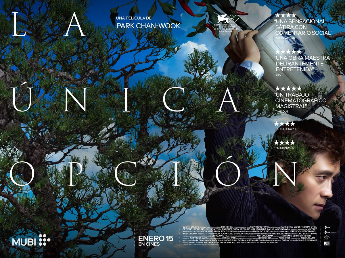 No Other Choice 
어쩔수가없다
Eojjeolsugaeopda
Dirigida por Park Chan-wook
Con Lee Byung-hun, Son Ye-jin, Park Hee-soon, Lee Sung-min, Yeom Hye-ran. Cha Seung-won
Basada en la novela The Ax de Donald Westlake

#cine #coreadelsur <a href="/cinepolisarg/">Cinépolis Argentina</a>