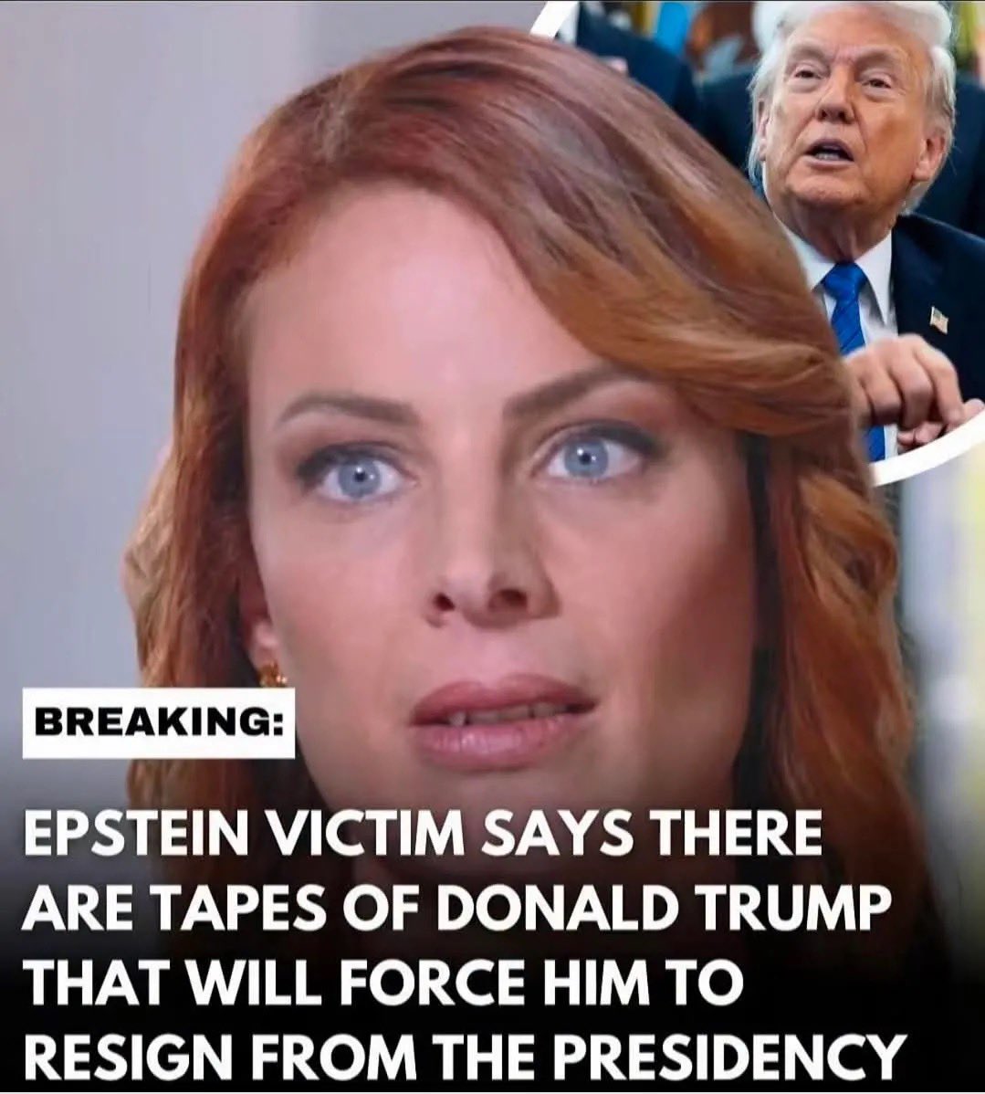 Ofiara Epsteina twierdzi, że są taśmy Donalda Trumpa, które zmuszą go do rezygnacji ze stanowiska prezydenta.