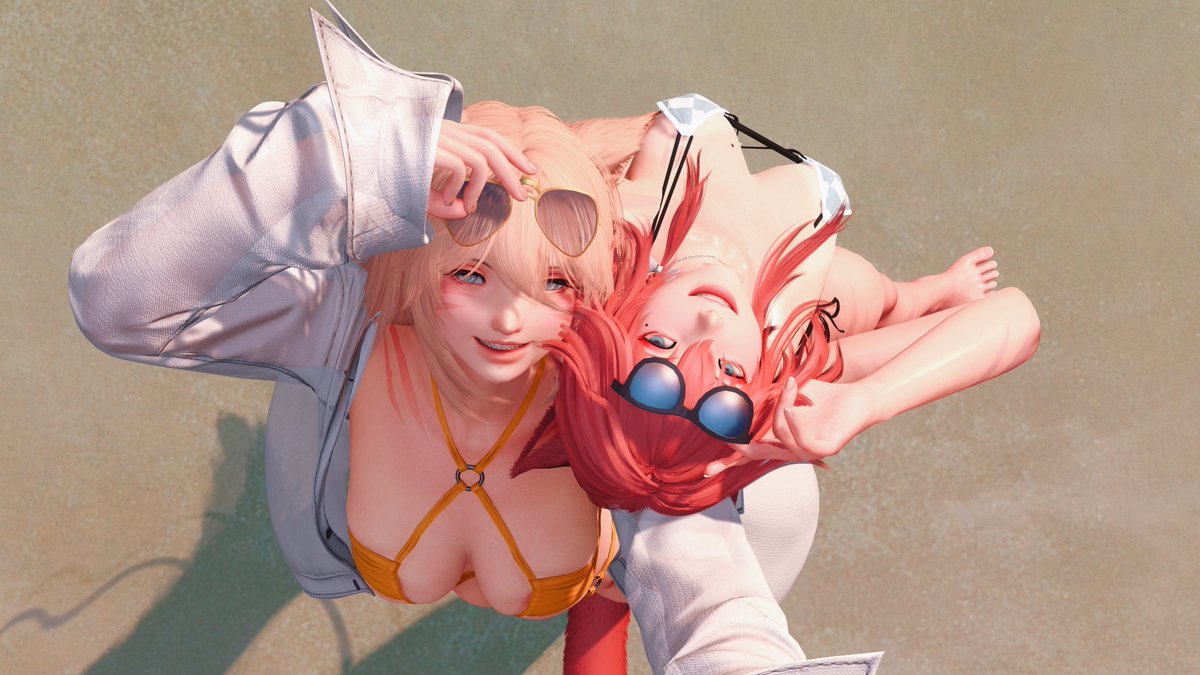 Sunset! 🌞

🐱: <a href="/JustAnXiVCat1/">MomoTheMiqo</a> 

#gposers #miqote #gpose