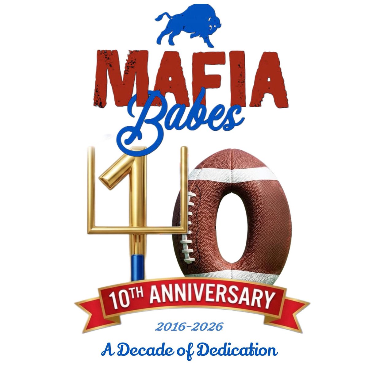 BillsMafiaBabes's tweet photo. What started as a love for the game has grown into a sisterhood of nearly 50,000 women. For a decade, we’ve cheered through the snow, celebrated the wins, and showed the world that the Bills Mafia family is unmatched.
Our organization turns 10 today! https://t.co/29KdgwmHLN