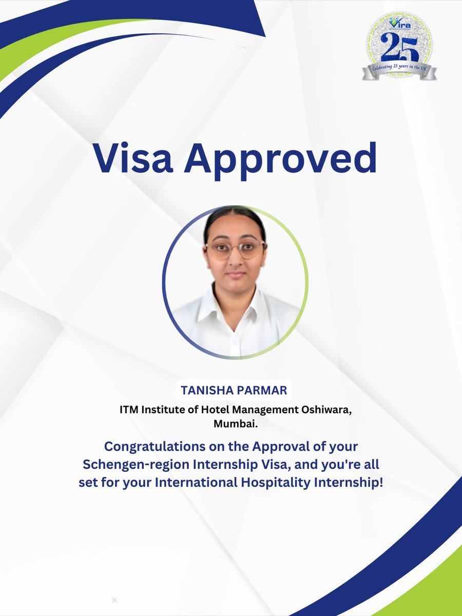 Visa Approved ✔️ Multiple journeys. One trusted process. Here’s to our students stepping into global hospitality careers 🌍 Swipe to see more success stories →  #VisaApproved #SchengenVisa #InternshipVisa #InternationalInternship #HospitalityInternship #StudyAbroadSuccess