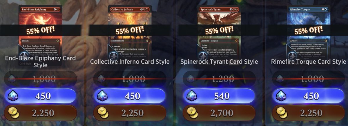 Here are the #MTGArena Daily Deals for today! #MTG #MTGA #ARENASTYLES ⁦<a href="/MTG_Arena/">MTG Arena</a>⁩