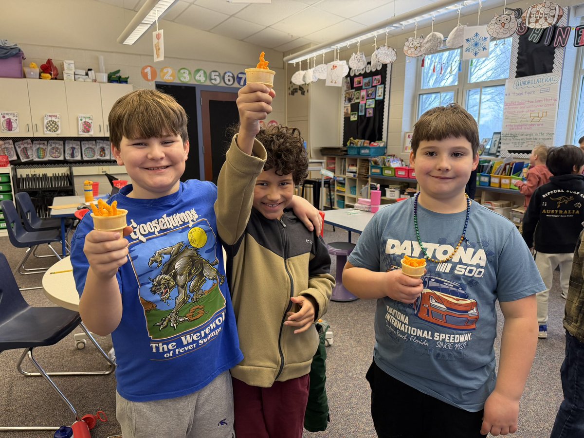 Special snack today for the Olympic Opening Ceremony! Olympic Torches
