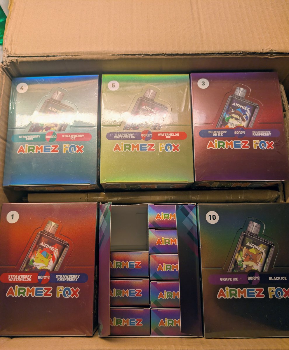 FCBMLauen's tweet image. Någon av följarna som vapear? 

80000 puffar 

Smakerna: 

Strawberry Kiwi/Strawberry ICE

Raspberry Watermelon/Watermelon ICE

Blueberry on ICE/Blueberry Raspberry

Strawberry Watermelon/Strawberry Raspberry

Grape ICE/black ICE

300:- st 

#vape #vapes #vapea #vapear