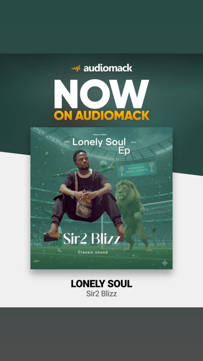 Sir2Blizz's tweet photo. Lonely Soul EP is out on Audiomack 
#nowplaying #lonelysoul #Sir2blizzsong https://t.co/gAy8VV5AZa