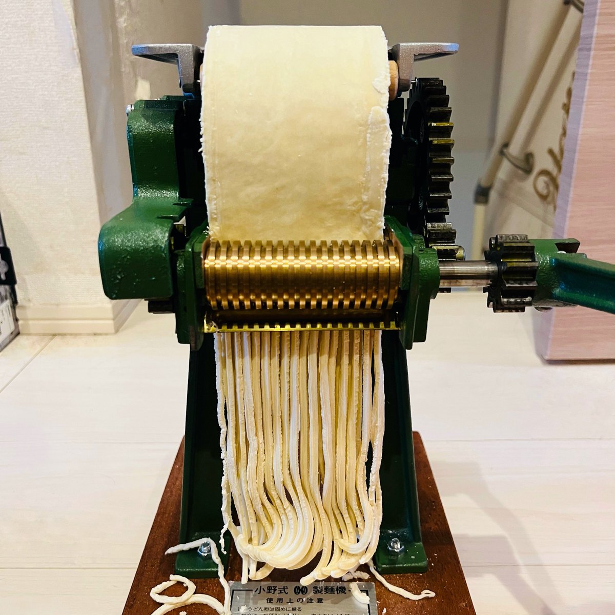 とんがり】小野式 製麺機 手動 とんがり様専用】小野式 製麺機 手動の