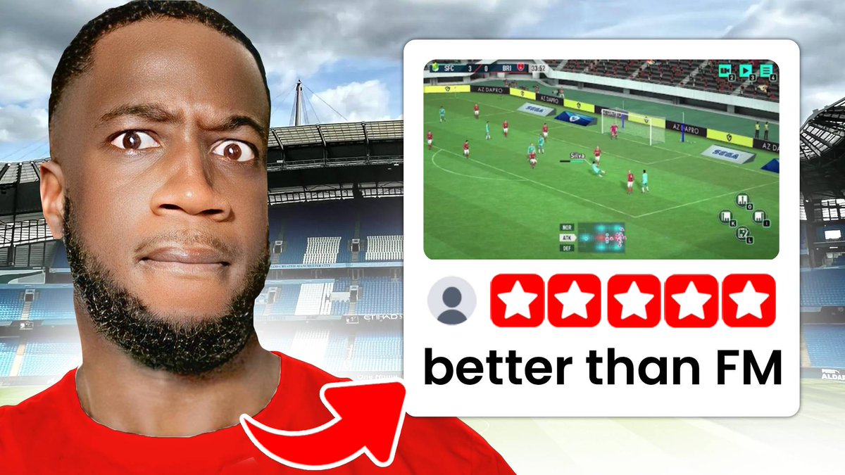 ZimsMula's tweet photo. #FM26 has a new RIVAL?! 

Can this game really be better than Football Manager? Here is the gameplay and honest review...

🔗https://t.co/Yb5oWwWJFm https://t.co/gABky2vZ2C