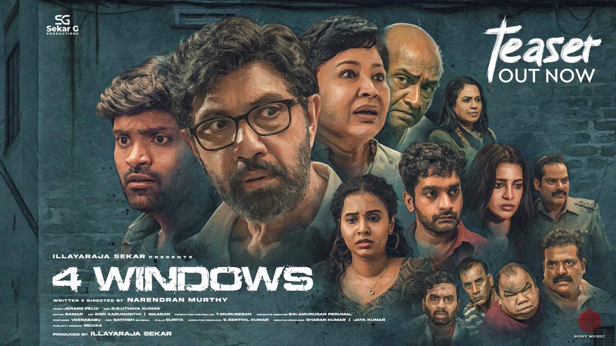VCDtweets's tweet photo. Every frame hides a secret, every shadow has a story 💥

Step into a new world filled with characters and mysteries. Presenting the teaser of #4Windows 👌🏼

🔗 https://t.co/oH5Mmosp4b

Produced by - @Sekargfilms
Directed by - @Narendranm2863
Music - @jerard_felix 
DOP - @nsuthay
Editor - #Ramar