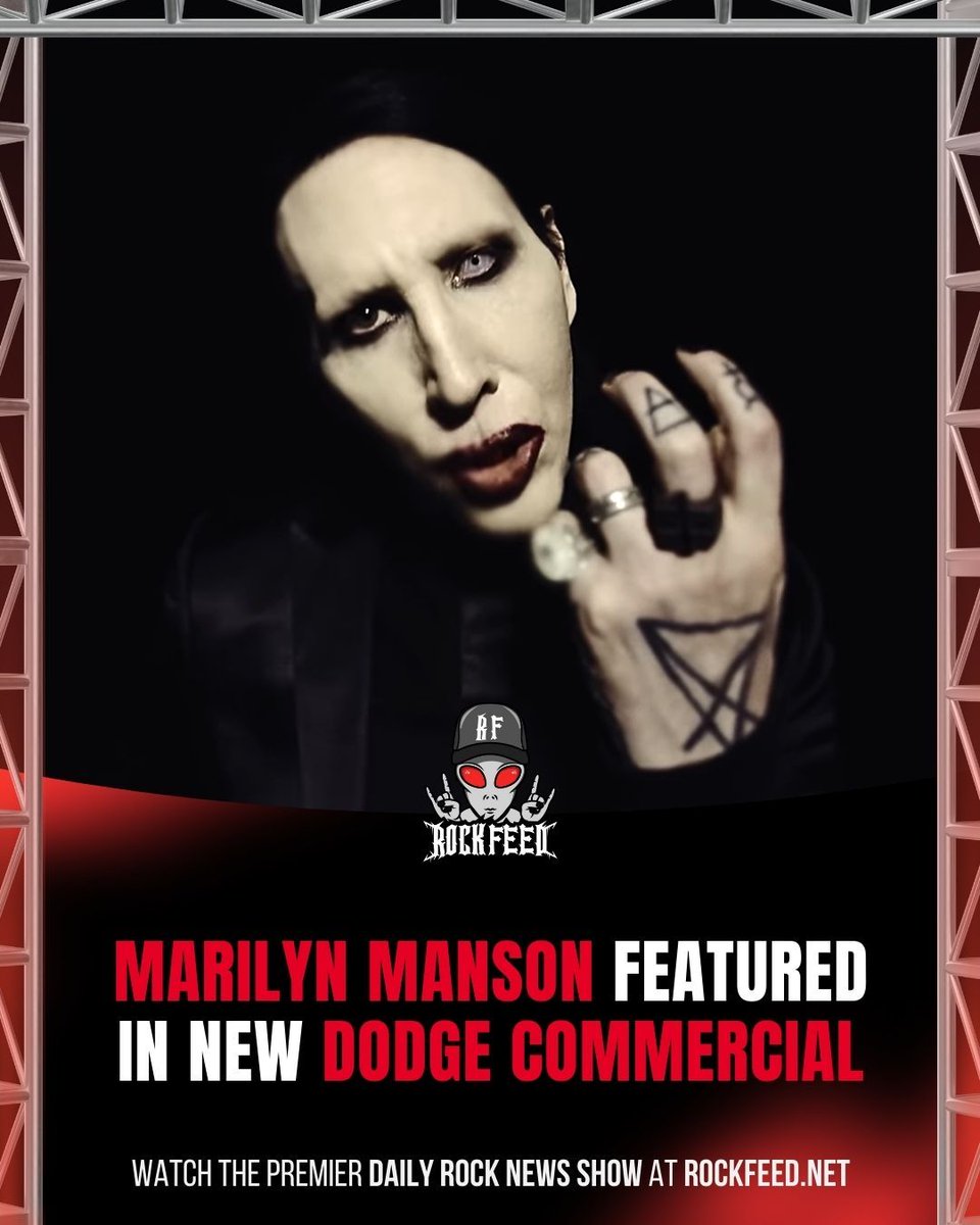 Dodge just dropped a new commercial for the next‑gen Dodge Charger, and the soundtrack is none other than Marilyn Manson’s cover of Phil Collins’ “In the Air Tonight.”

📸 - marilynmanson