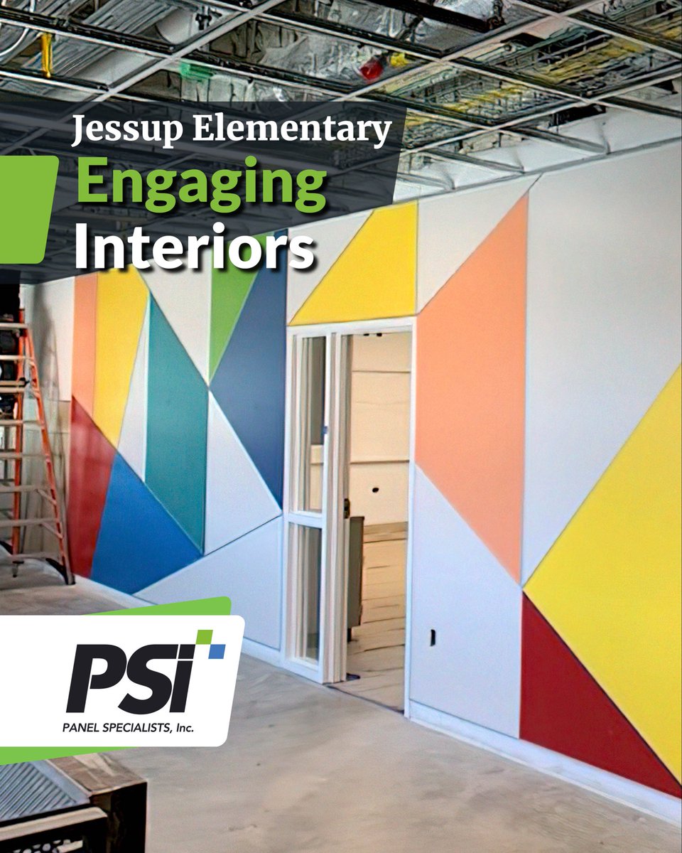 panelspec's tweet photo. The newly installed geometric wall panels at Jessup Elementary add a modern, dynamic touch to the school’s interior spaces. 

For more information, please contact us at:
+1 800 947 9422
info@panelspec.com
or visit
https://t.co/eEZOLXpnV2

#DesignBuiltToLast https://t.co/sQ9r5XqOfL