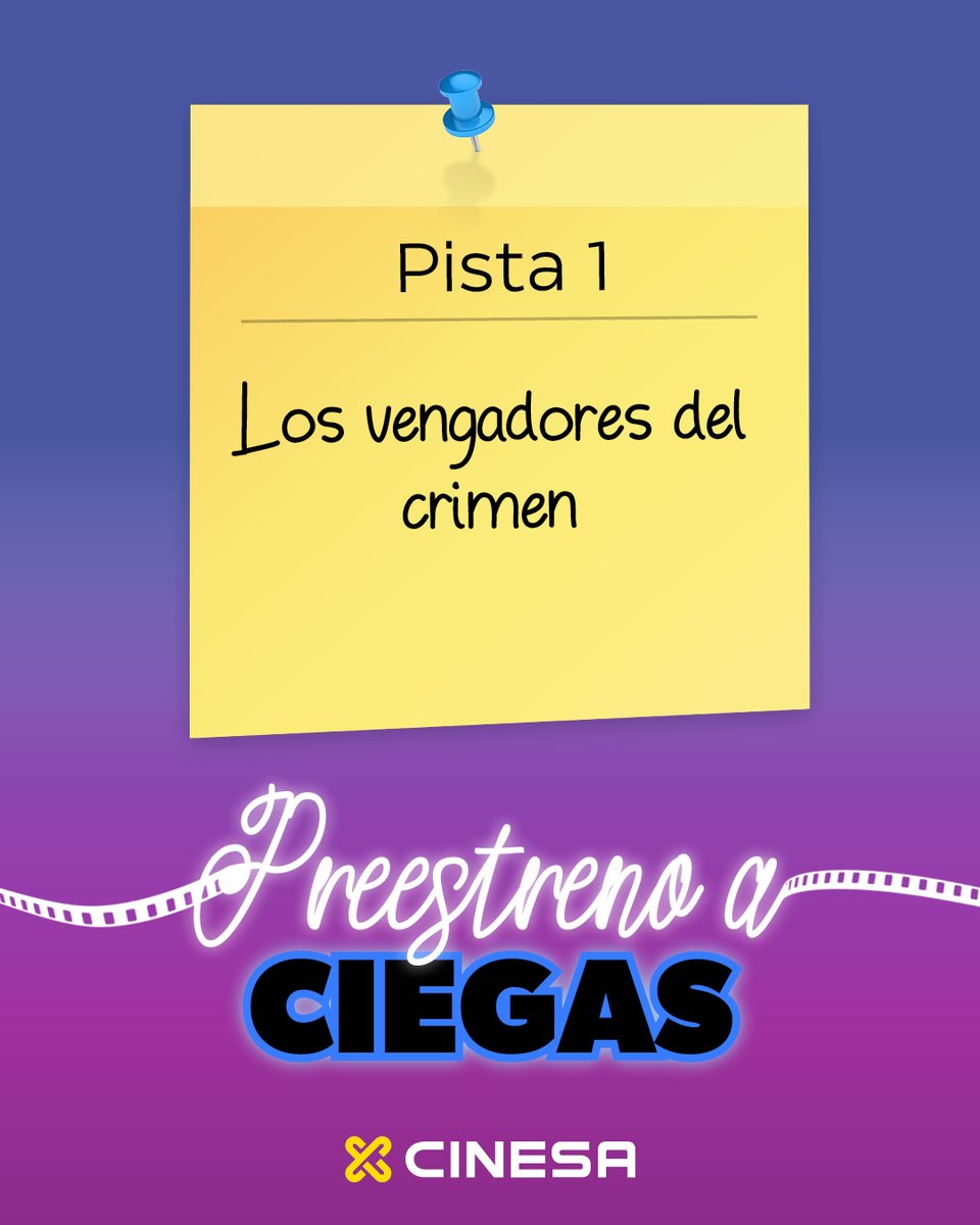 Cinesa's tweet image. Vuelve el #PreestrenoACiegas 🙈🎬✨
Disfruta de una película sorpresa que todavía no se ha estrenado en cines 🤩
📆10 de febrero a las 19:30h.
Consulta los cines y compra ahora tus entradas en 👉 ow.ly/SaiW50Y9Qv2
