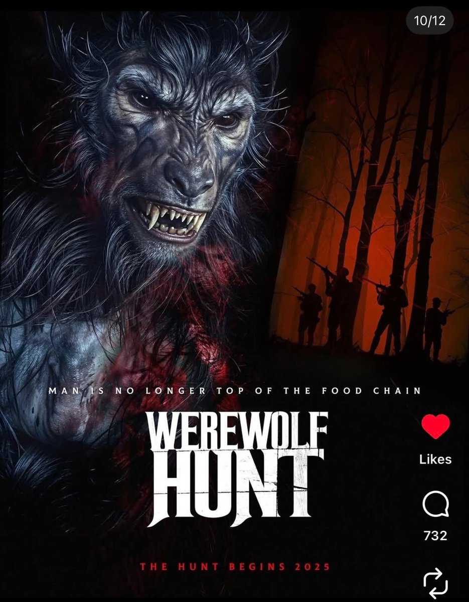 Over on instagram the Creepy Fact page has shared a list of the year’s most anticipated horror movies with their 2.1 million followers and we’re delighted to see our forthcoming Werewolf Hunt on it!  #movies