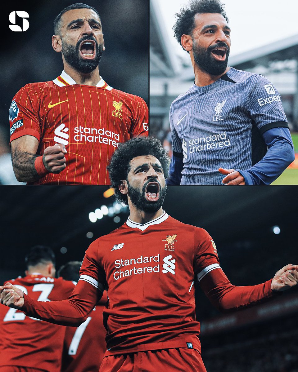 Squawka's tweet image. Mohamed Salah has scored or assisted against every side he has played multiple times against in the Premier League for Liverpool:

⚽🅰️ 20 G/A vs Newcastle
⚽🅰️ 19 G/A vs Man Utd 
⚽🅰️ 17 G/A vs Brighton 
⚽🅰️ 17 G/A vs West Ham 
⚽🅰️ 16 G/A vs Tottenham 
⚽🅰️ 15 G/A vs. Man City