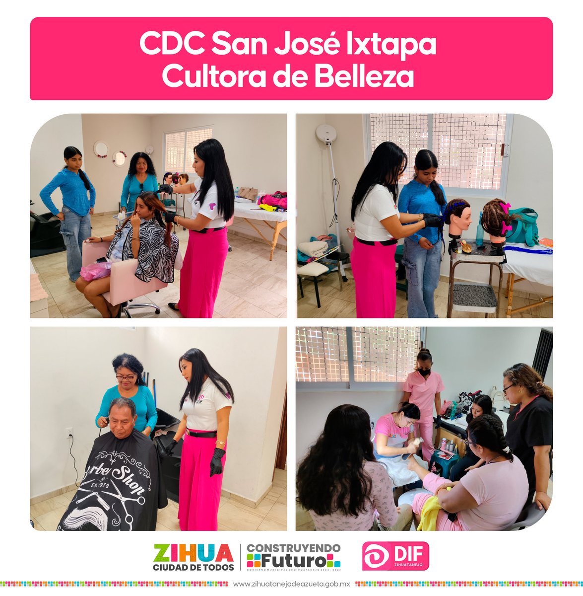 Curso de Cultora de Belleza en San José Ixtapa ✨💄

Aprende técnicas de belleza y desarrolla tu talento en el C.D.C. San José Ixtapa, ubicado en la Col. La Colorada s/n, frente a la biblioteca y a un costado de la iglesia y el kiosco.💇🏻‍♀💅🏻