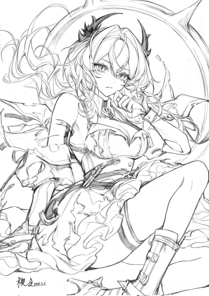 wedge1491_'s tweet photo. 最近好想玩明日方舟終末地！！！
這是精線稿練習縮時
#明日方舟 #明日方舟终末地 #萊萬汀 #42姐 https://t.co/Ij4yhAESiz