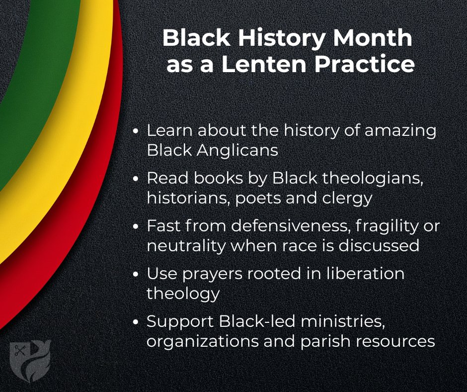 The start of Lent coincides with Black History Month, inviting us to hold them together in a spiritually intentional way. We’re invited to celebrate resilience and faith, and to examine the ways the Church has been shaped by systems of enslavement, colonialism &amp; racial exclusion.