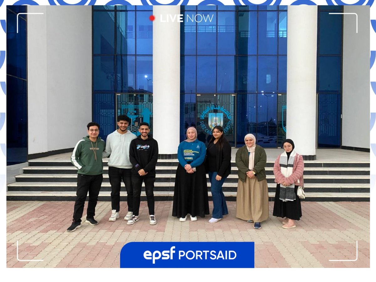 Live now 🔴

Our delegation from EPSF 94th Annual Semi GA hosted by EPSF-SCU.✨️

#epsf_portsaid