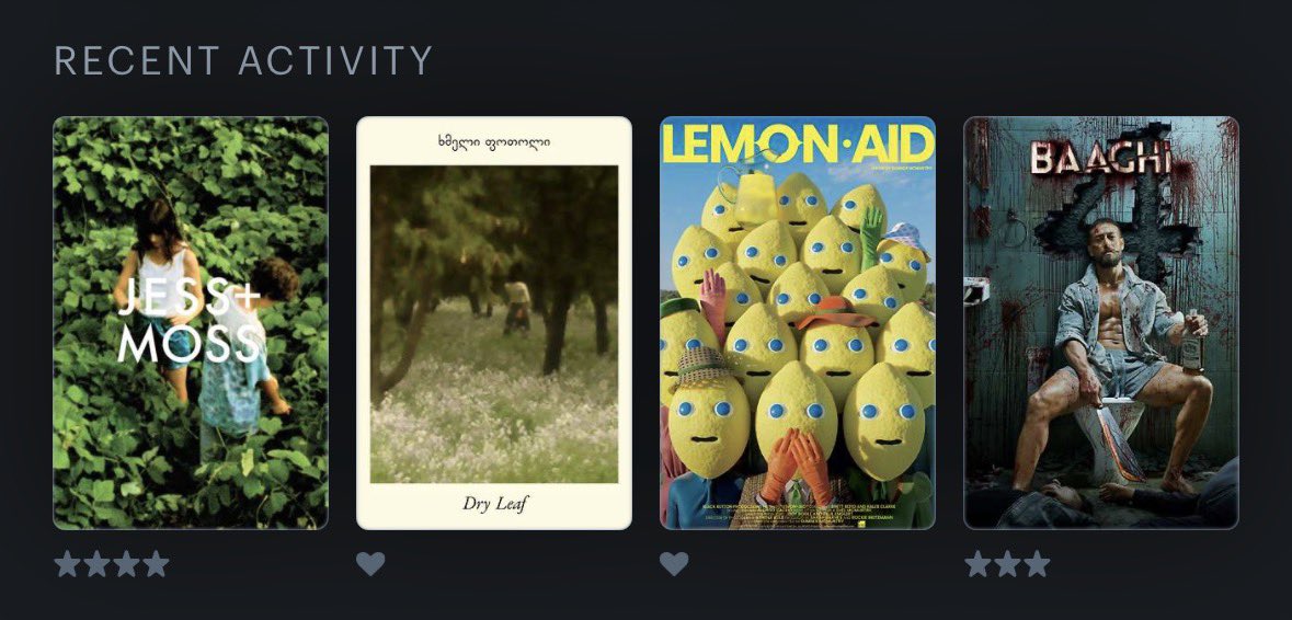 #LastFourWatched