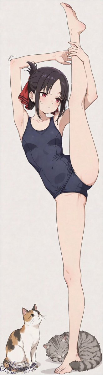 I_mawarring's tweet photo. 四宮かぐや-Shinomiya Kaguya- SFW (1/2)
準備体操してる副会長とにゃんをさがせ～～～～！！！？？？？ https://t.co/8NfriBrgxS