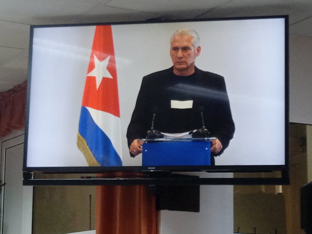Desde la CTC nacional, atentos a la comparescencia del Primer Secretario del CPCC y presidente de la República Miguel Díaz Canel Bermúdez ante los medios de prensa. #CubaEstáFirme