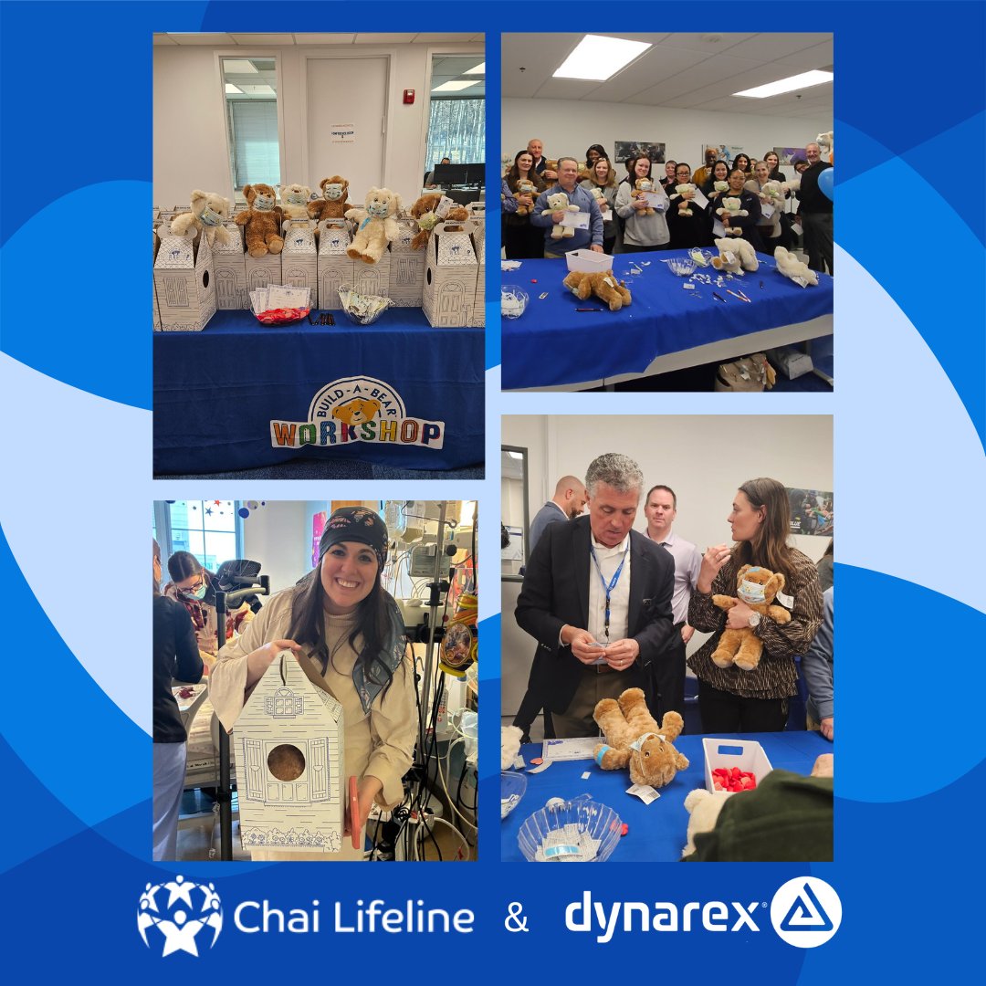 Dynarex has been proud to support Chai Lifeline for over 10 year. Our sales team put together Build-a-Bear stuffed animals to donate as part of our annual sales meeting this year. They're now brightening up the difficult days of kids in need at nearby hospitals! #CommunityCare