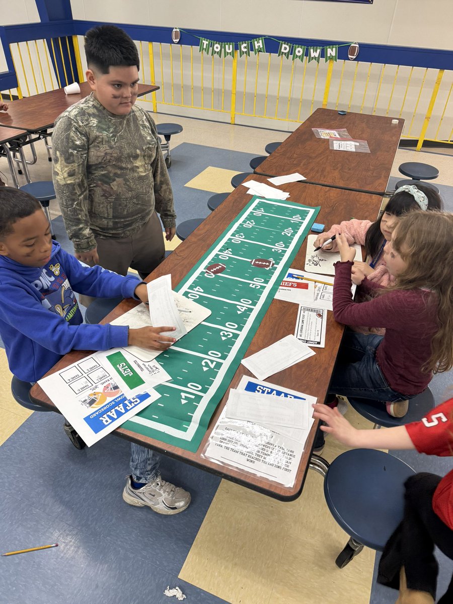 CHISDCurriculum's tweet photo. Super Bowl themed instruction @jackson_chisd - Teachers &amp; students finding joy in learning! https://t.co/sAxUoKkrh8