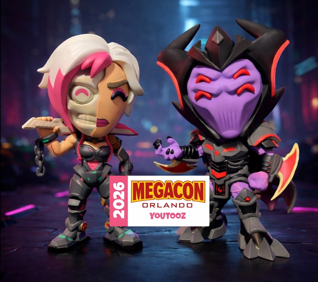 Grabbing your fave collectibles is cool… but snagging them while they’re literally making history? 

That’s next-level legendary! 🤯

<a href="/MegaConOrlando/">MEGACON Orlando</a> will be our debut to the world and our Melcrose &amp; Temeluchus <a href="/youtooz/">youtooz</a> collectables will have a "2026 MEGACON" exclusive sticker