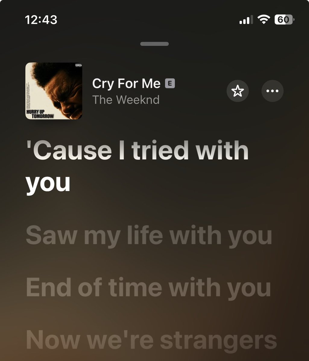 Now we’re strangers 💔