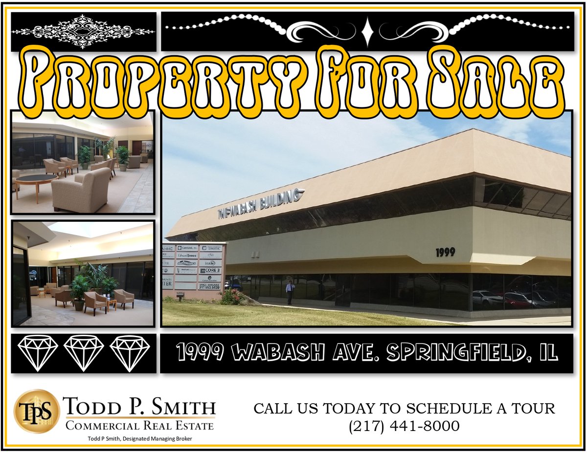 TPSmithRE's tweet photo. Become the new owner of this iconic Springfield, IL building! Two floors of office space in a highly visible location with lots of on-site parking. Contact us for info at https://t.co/wXEYuF8YmG https://t.co/LPEePEgT5X