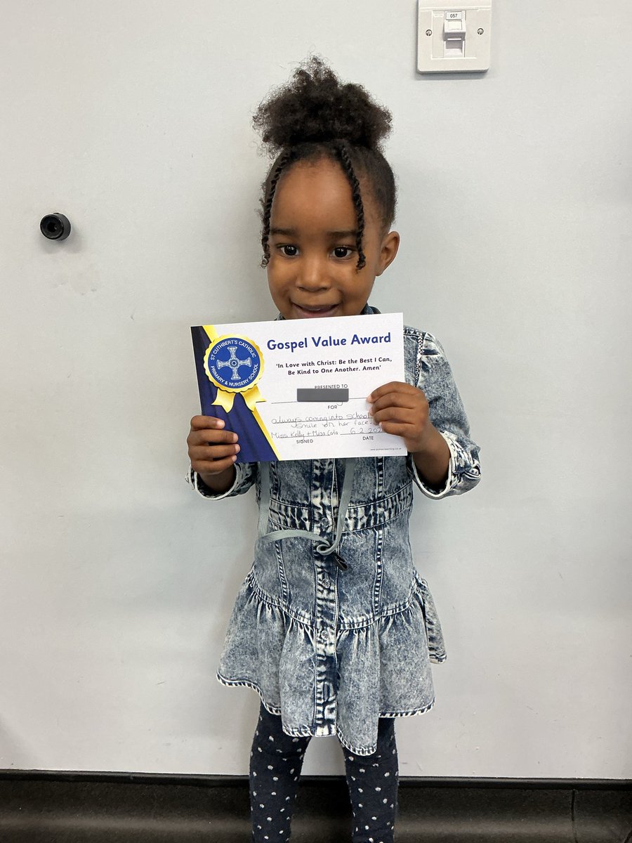 StCuthbertsPri's tweet photo. Congratulations to our children in Early Years who have received the ‘Star of the Week’ and ‘Gospel value’ awards. We are so proud of you! ⭐️⭐️#StCuthbertsEYFS #StCuthbertsPSHE https://t.co/nC8DVpvPRu