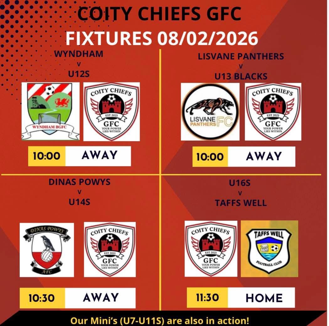 Coity Chiefs GFC tweet media