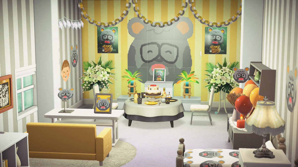 893Hu's tweet image. ニッシー コラボルーム
 #どうぶつの森　#あつ森