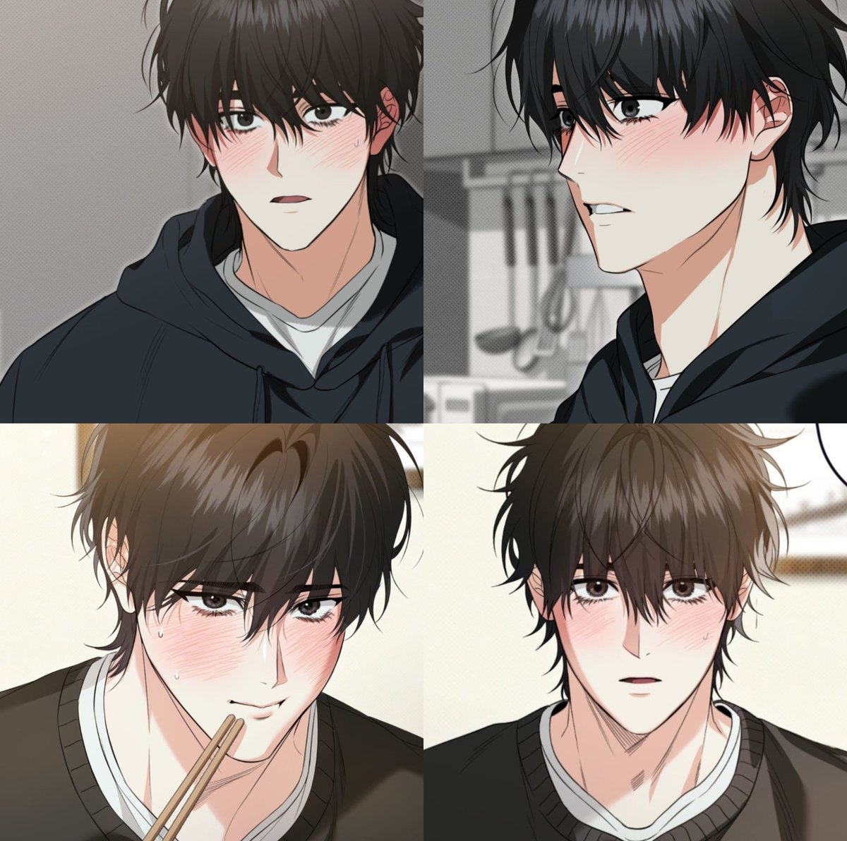 yaoiilogist's tweet image. when semes get all shy and blushy around their ukes&amp;gt;&amp;gt;&amp;gt;&amp;gt;&amp;gt;