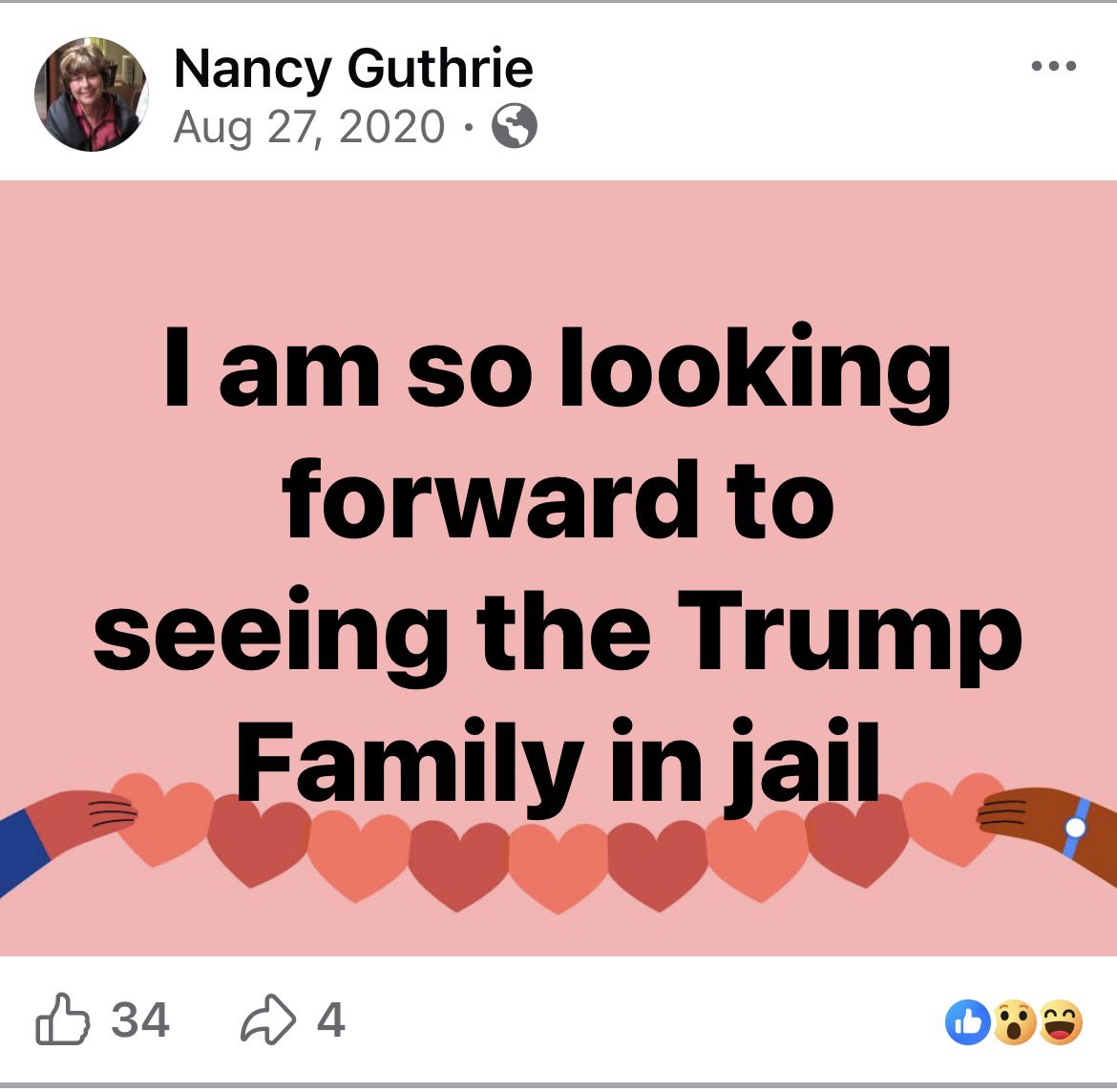 DWING9's tweet image. The Guthrie family are vile human beings. Yet @realDonaldTrump has his best men looking for #nancyguthrie 
I wouldn’t have such mercy.