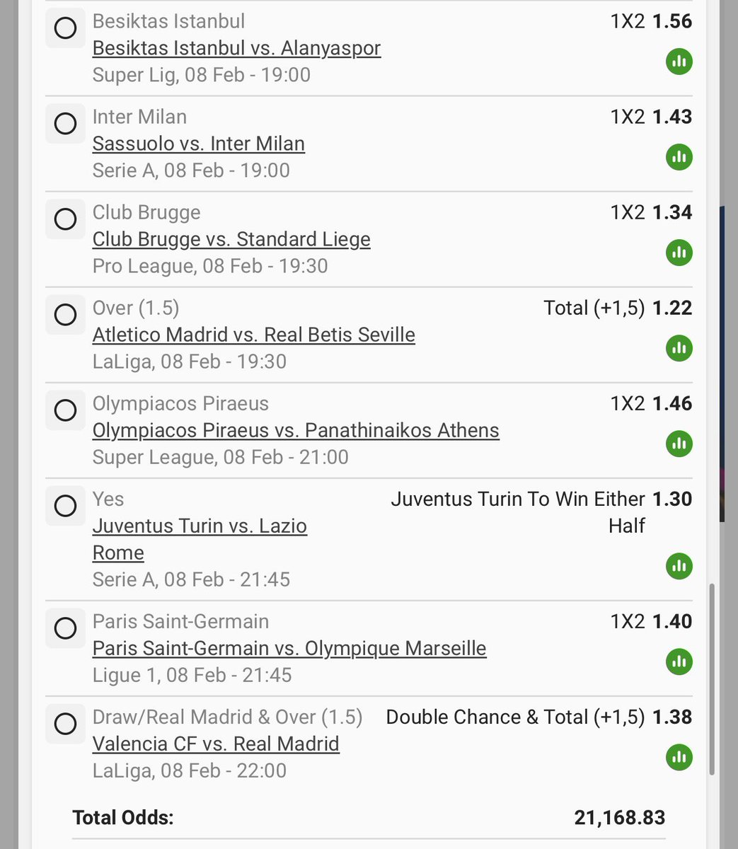 PunterGian's tweet photo. Weekend long train

21,000 odds

R10 returns R500,000

BW394C30E3 https://t.co/0zmR2SJjvH
