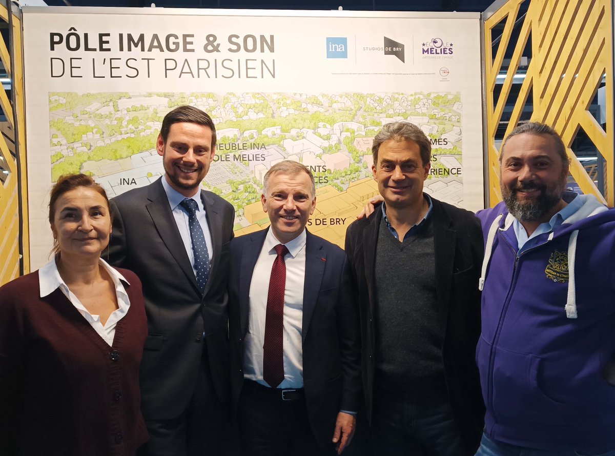 #ProductionForum : petit à petit, le Pôle Image&amp;Son de l'Est Parisien se construit. Merci à toutes et tous : #GuillaumedeMenthon, <a href="/CharlesAslangul/">Charles Aslangul</a>, #StudiodeBry, <a href="/EGeorgesMelies/">Ecole Georges Méliès</a>, <a href="/Ina_audiovisuel/">INA - Institut national de l'audiovisuel</a>, #ValdeMarne, @FilmParisRegion, <a href="/LeCNC/">Le CNC</a> #Cinéma #Audiovisuel, #SFX,... à suivre