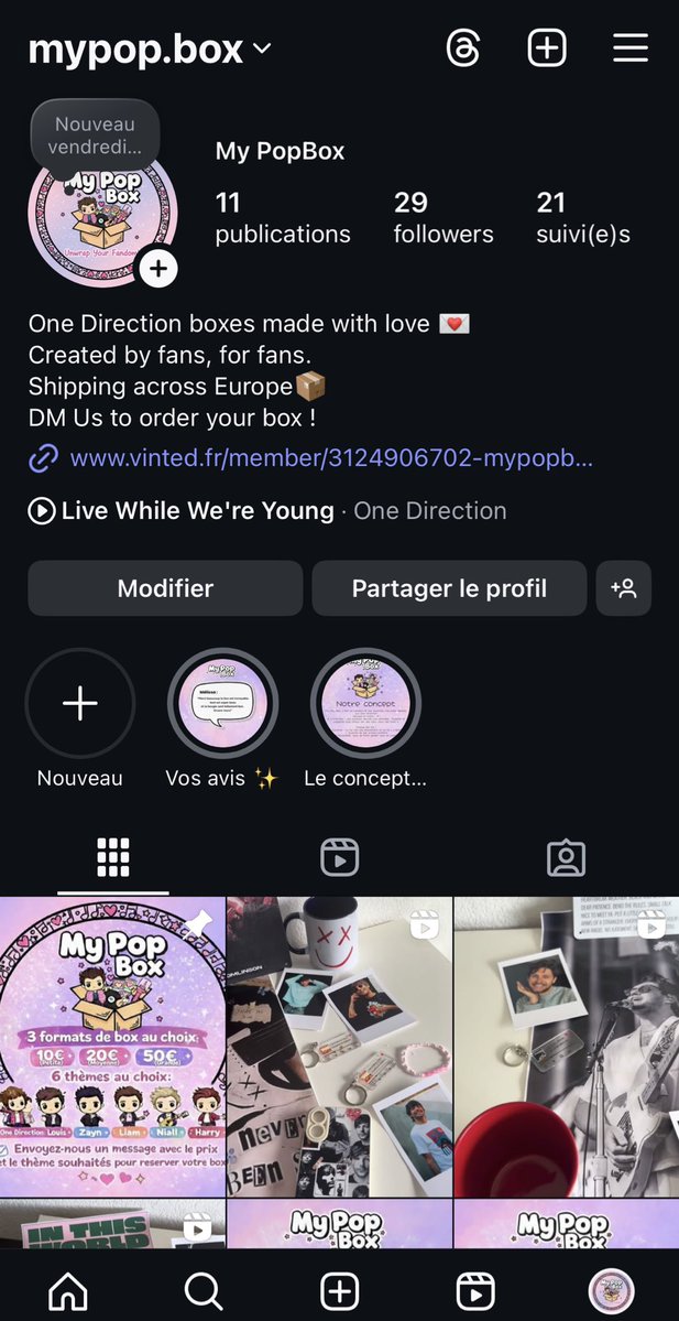 Retrouvez nous également sur Instagram !