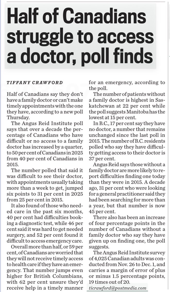 Summary of ⁦<a href="/angusreidorg/">Angus Reid Institute</a>⁩ poll in today’s ⁦<a href="/VancouverSun/">The Vancouver Sun</a>⁩