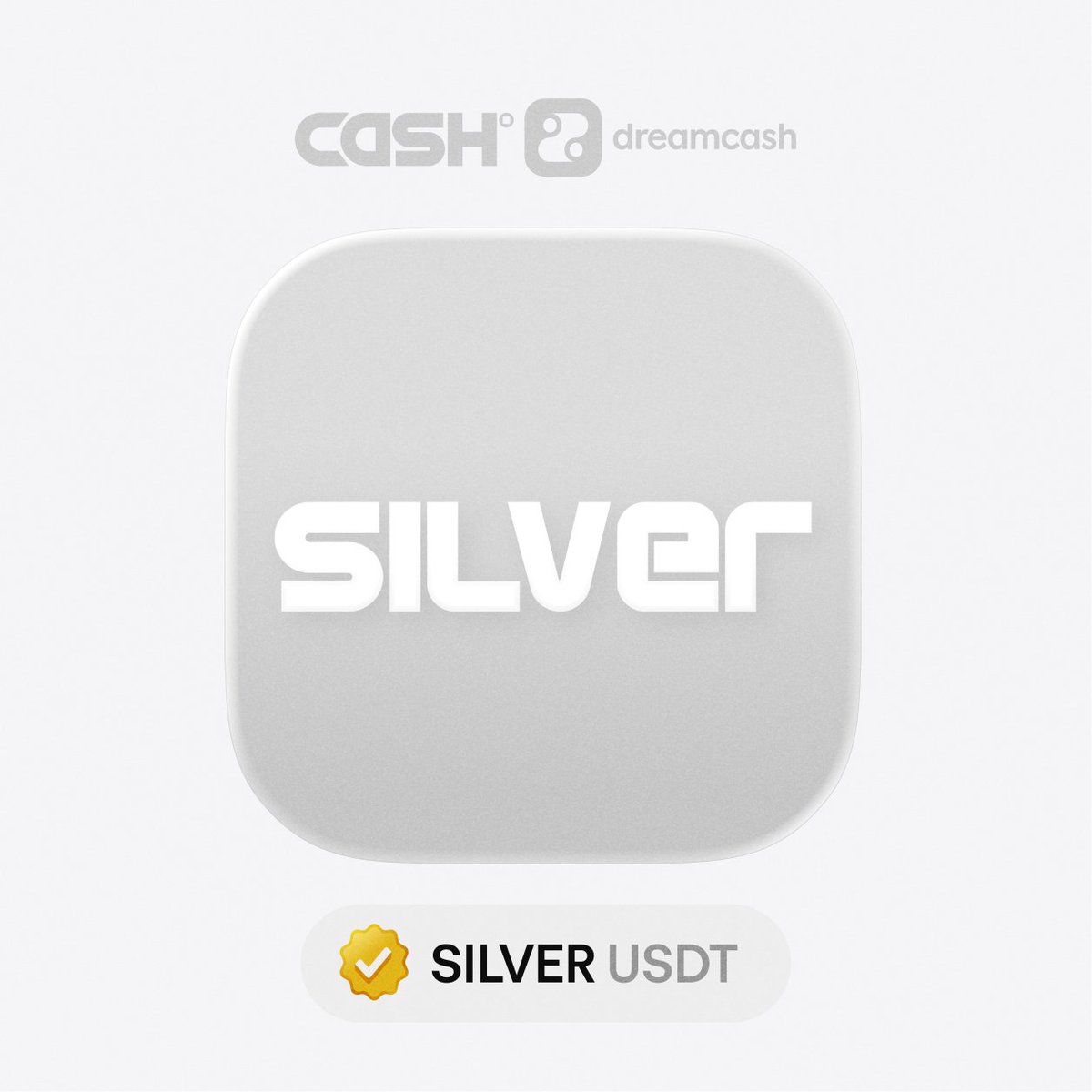 Dreamcash's tweet photo. 🥈SILVER/USDT is now live.

Collateral and quote: USDT
Max leverage: 20x
Open interest cap: $10M

https://t.co/ZVq0Rixq6c

All CASH markets including SILVER are available in the Dreamcash app. https://t.co/0zHXTn9L5S