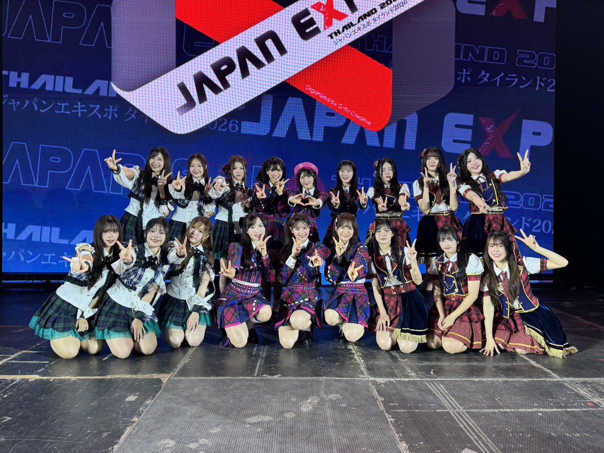 "JAPAN EXPO 2026" THE ABC HOUR
ありがとうございました🇹🇭✨

BNK48、CGM48とコラボできて
みなさんと熱く盛り上がれて
本当に楽しくて最高な時間でした！！

It was such an amazing time!
Thank you for all the love and energy!🥹

รักนะ! ขอบคุณค่ะ🫶🏻 เริ่ด!
#TheABCHour
#JapanExpoThailand2026