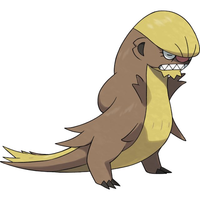 AttackSaber's tweet photo. I seriously think gumshoos needs a redesign.

It’s not ugly in an endearing way, like Bruxish or crabominable, it looks too much like a certain someone. https://t.co/wpbOBHrcOu