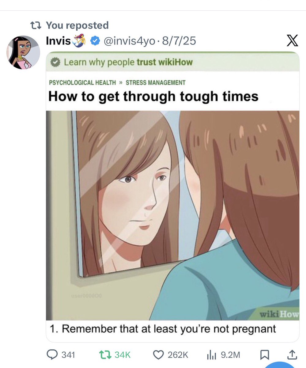 SarahCorradi's tweet photo. got pregnant a month after retweeting this, 
stay safe out there folks 😭 https://t.co/3M7lHc729F