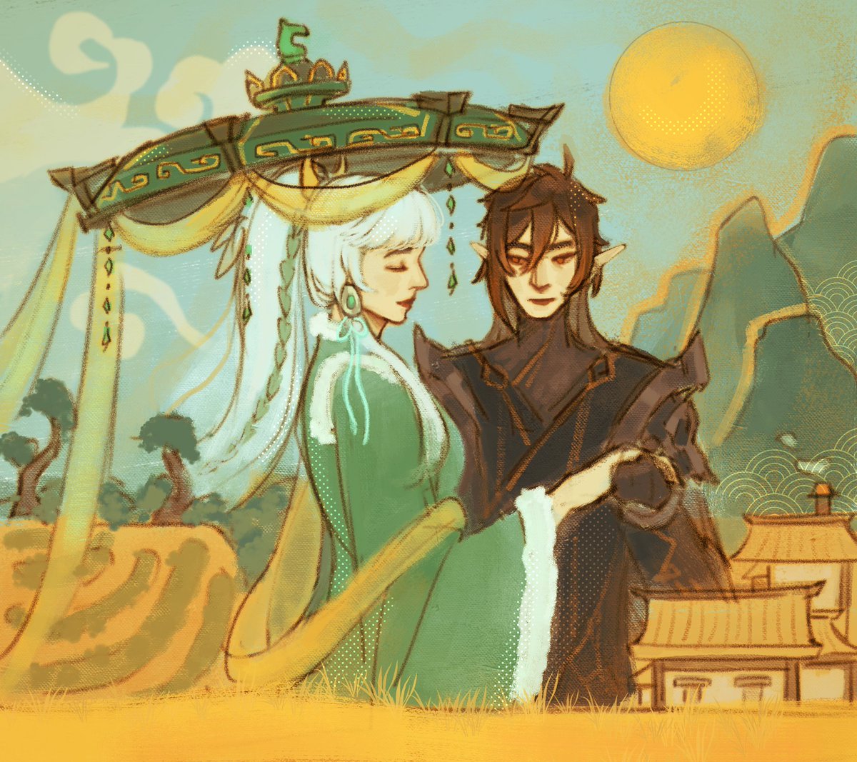 welcome back old friend 🌠
#GenshinImpact #Zibai #Zhongli